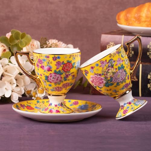 Tea Cup and Saucer (2 Count)