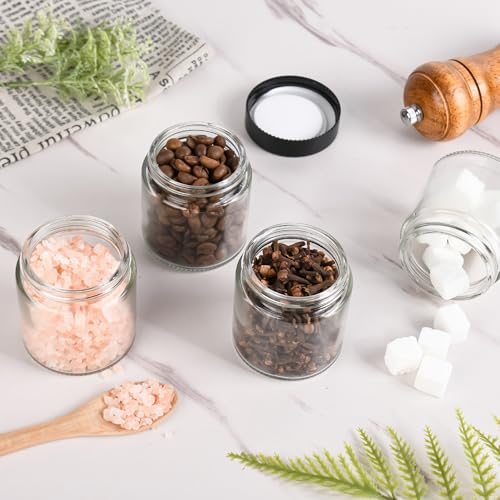 Glass Jars with Lids (24 Count)