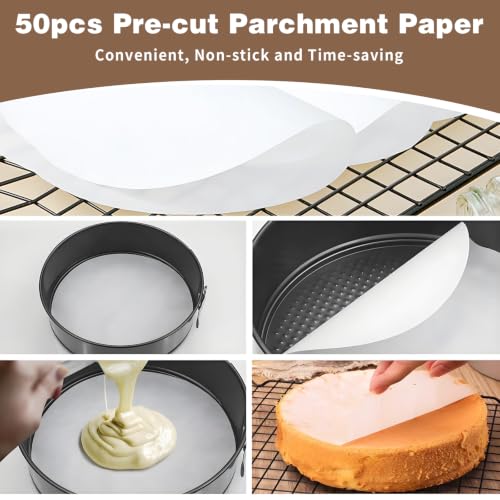 Nonstick 4 7 9 Inch Springform Pan Cheesecake Pan with Protector