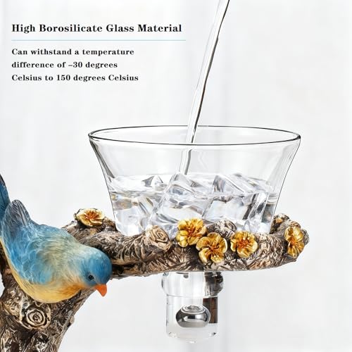 Lazy Kungfu Glass Tea Set Heat Resistant Semi Automatic Drip Rotating with Infuser Magnetic Teapot Set for Gongfu Tea Making Ideal