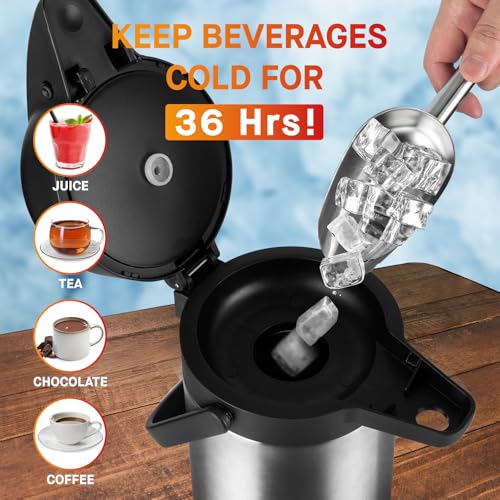 Airpot Coffee Dispenser with Pump (2 Count)