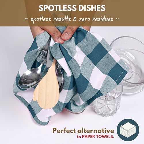 4 Pack Kitchen Towel with Hanging Loop 16x26 inches