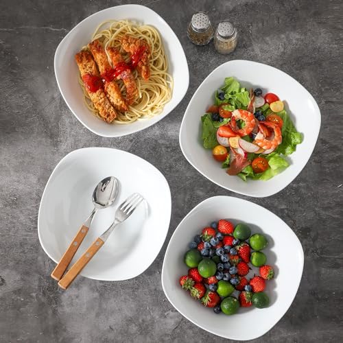 4pcs Large Pasta Bowls (4 Count)