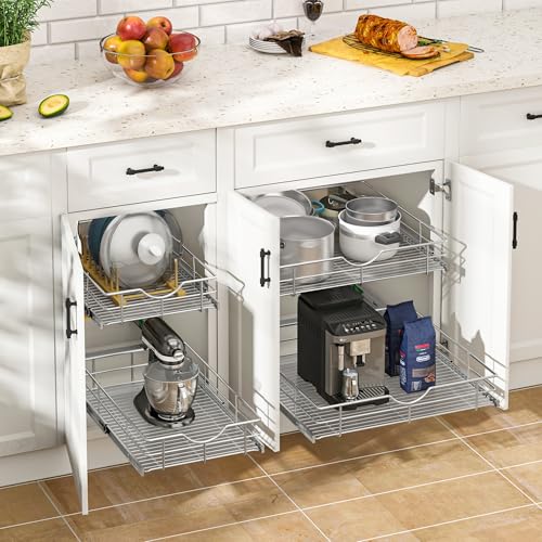 Soft Close Slide Out Cabinet Shelf