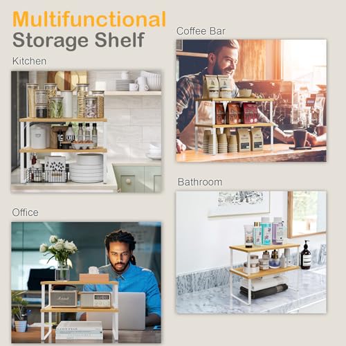Cabinet Shelf Organizers (4 Count)