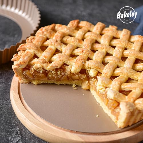 9 Inch Round Tart Pan with Loose Removable Bottom