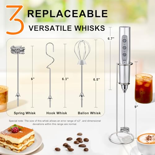 Handheld Milk Frother Wand for Coffee
