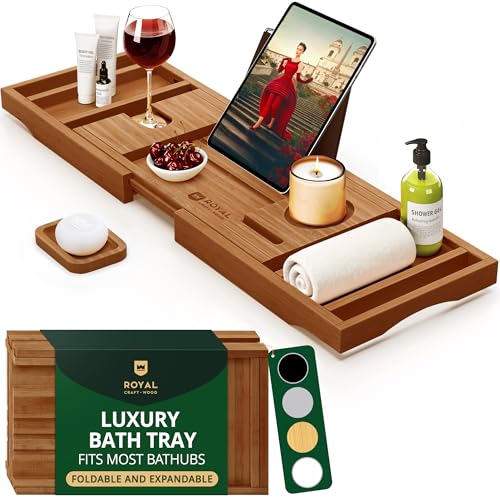 Trending Now Wood Bath Tray