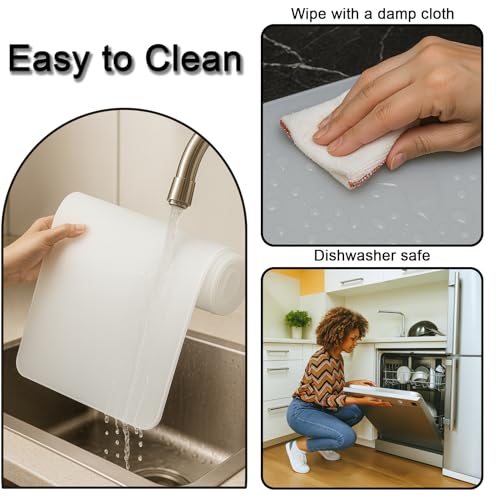 Silicone Mat 35.4"x23.6" Silicone Mats for Kitchen Counter Heat Resistant Mats for Countertop