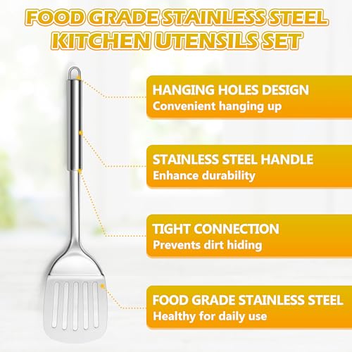 Stainless Steel Kitchen Utensil Set of 6 (6 Count)
