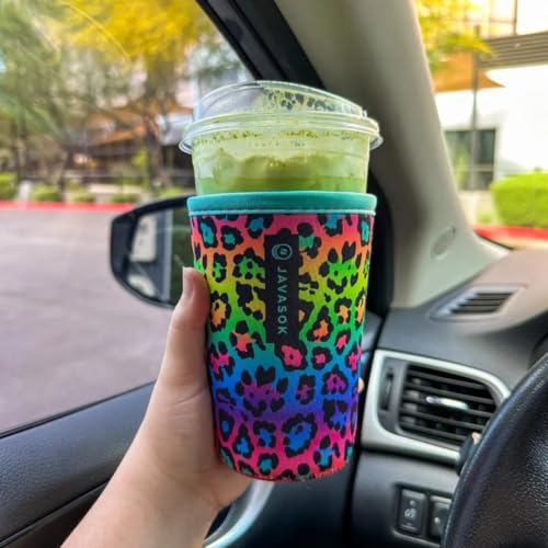 JavaSok Iced Coffee & Cold Soda Insulated Neoprene Cup Sleeve