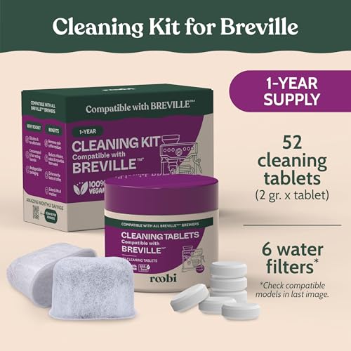 Breville Compatible Espresso Machine Cleaning & Maintenance Kit (52 Count)