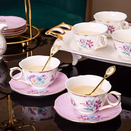 Floral Bone China Tea Set