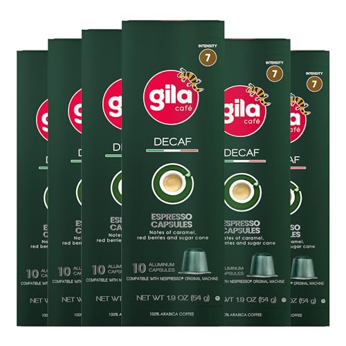 gila cafe Decaf Coffee Capsules (60 Count)