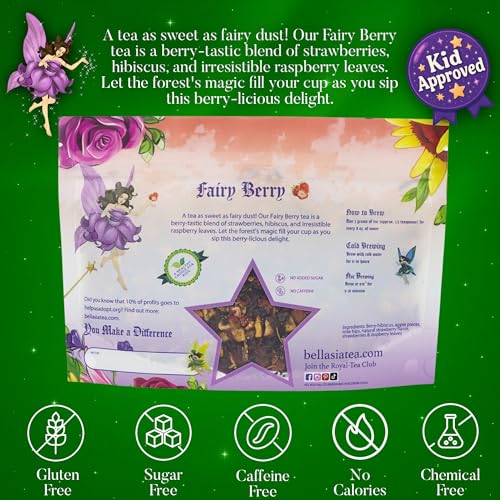 Fairy Berry for Kids Using Real Strawberry Pieces (2.12 Ounce)