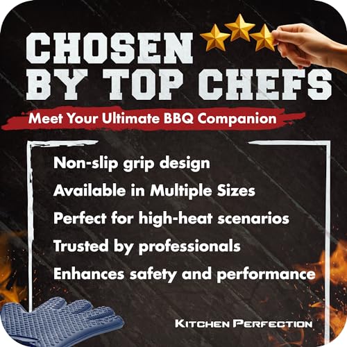 Silicone Smoker BBQ Gloves (2 Count)