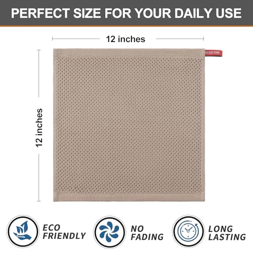 100% Cotton Waffle 6 (6 Count)