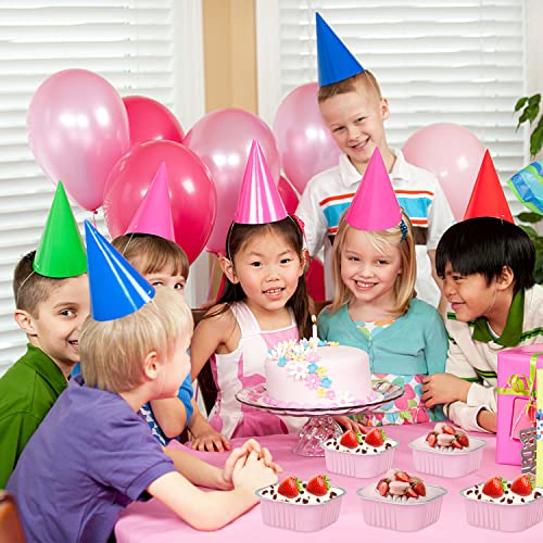 120 Pack 10oz Mini Cake Pans with Lids and Spoons for Bake Sales (120 Count)