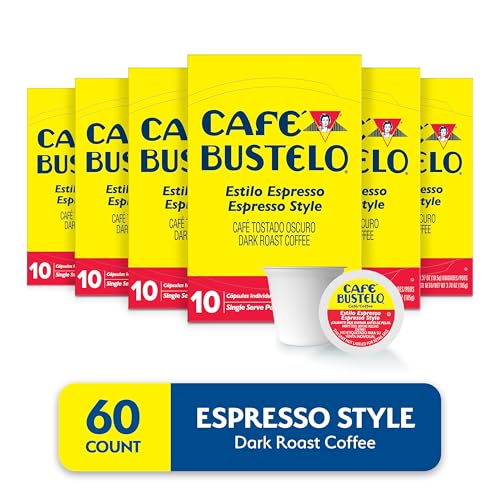 Café Bustelo Espresso Style Dark Roast Coffee Pods (60 Count)