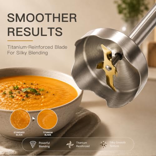 Hand Blender 1000W Immersion Blender