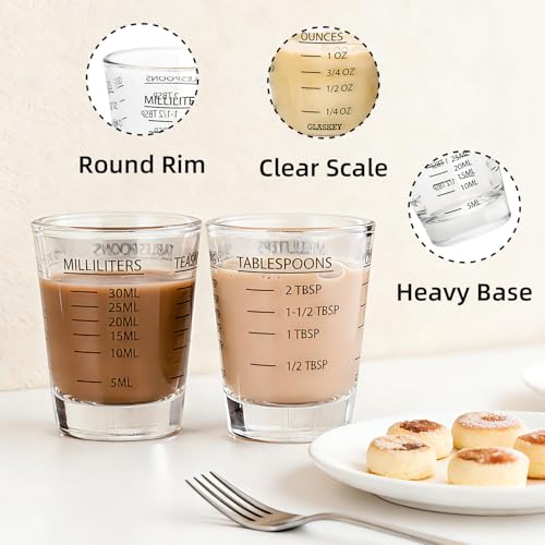 2 Pack Shot Glasses Measuring Cup (2 Count)