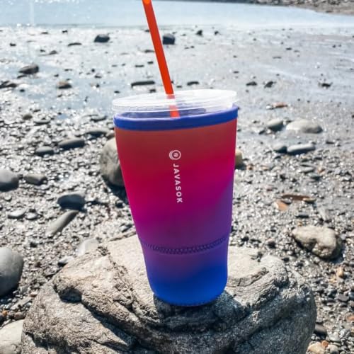 JavaSok Iced Coffee & Cold Soda Insulated Neoprene Cup Sleeve