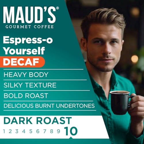Maud’s Decaf Espresso Roast Coffee Pods (100 Count)