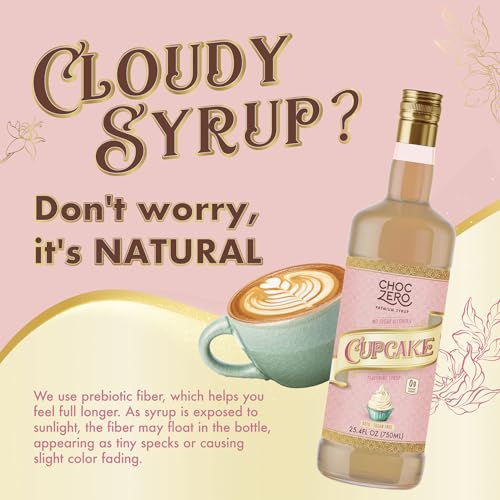 Sugar Free Cupcake Coffee Syrup (25.4 Fl Oz)