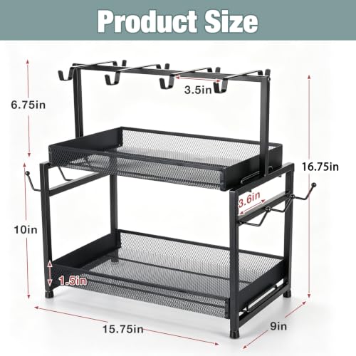 3 Tier Coffee Bar Organizer