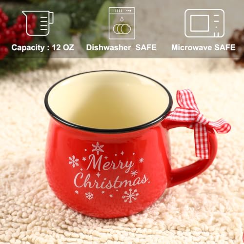 6PCS Christmas Coffee Mugs Set