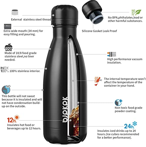 12 oz Small Insulated Water Bottle