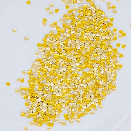 Edible Glitter Heart Sprinkles for Cookie Decorating Edible Glitter for Drinks Fancy Gold Sprinkles for Cake Decorating Drink Glitters Cake Decorations Glitters for Cakes Vegan Sprinkle