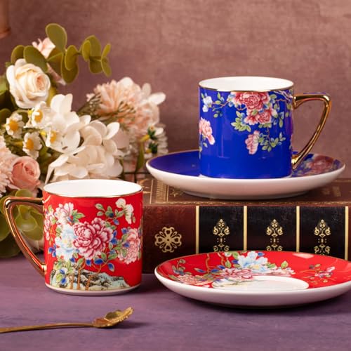 Tea Cup and Saucer (2 Count)