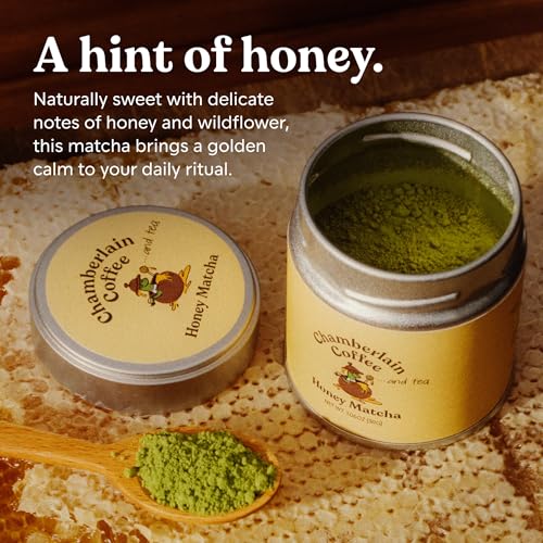 Honey Matcha Ceremonial Grade Green Tea Powder