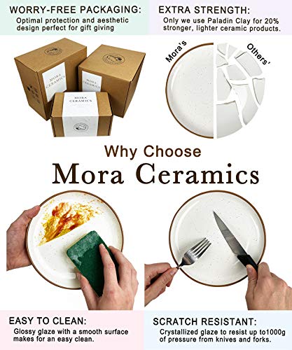 Mora Deep Fluted Ceramic Pie Dish for Apple Pie