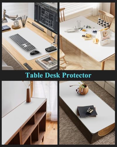 Pure White Plastic Table Cover Protector