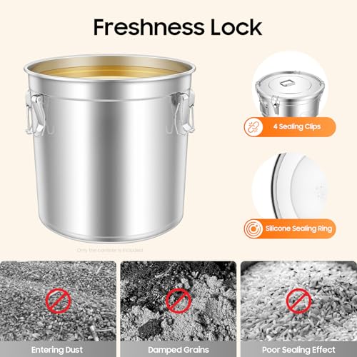 304 Stainless Steel Airtight Canister 6L