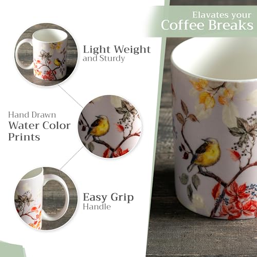 Coffee Mug with Handles Tea Cups (2 Count)