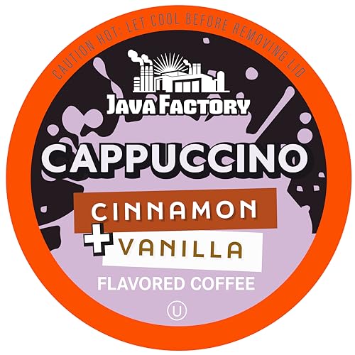 Coffee Pods Vanilla Cream and Cinnamon Flavored Coffee for Keurig K Cup Brewers (40 Count)