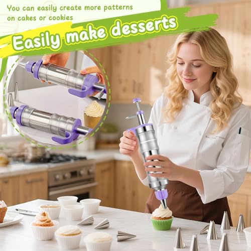Dessert Decorating Syringe Set (66 Count)