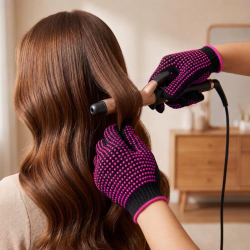Heat Resistant Gloves for Sublimation 2Pcs with Silicone Bumps
