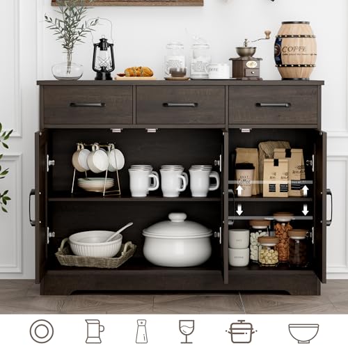 Kitchen Buffet Cabinet with Storage