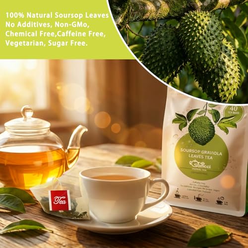 Soursop Leaves Tea Bags (40 Count)