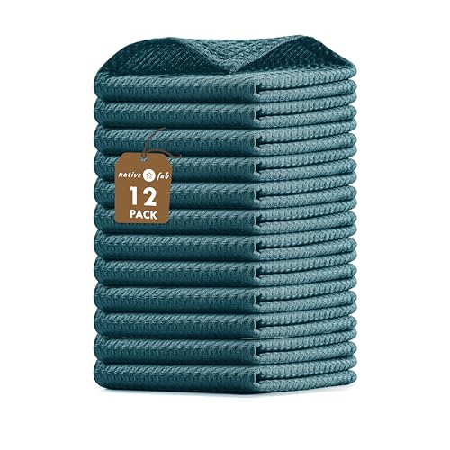 Waffle 12 Pack Dish Cloths (12 Count)