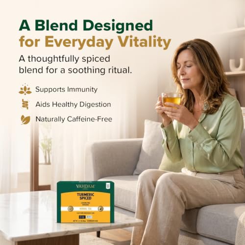 Turmeric Spice Herbal Tea Bags (30 Count)