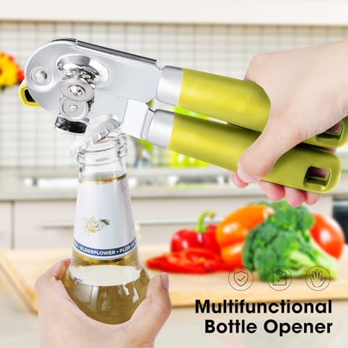 Heavy Duty Hand Can Opener Manual with Magnet