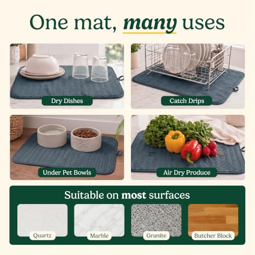 Cuisinart Dish Drying Mat for Kitchen Counter (2 Count)