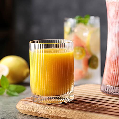 Glass Cups Vintage Glassware Set of 4 Small (4 Count)