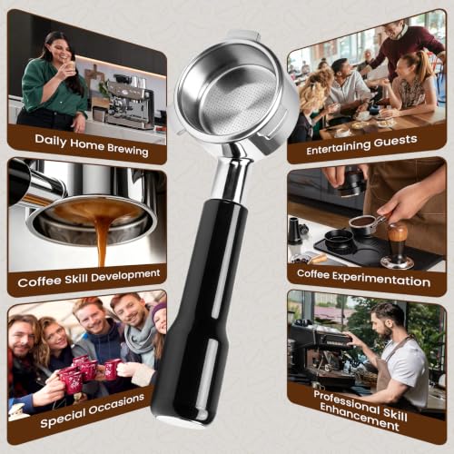 54mm Bottomless Portafilter for Breville BES870XL Barista Express Pro Touch