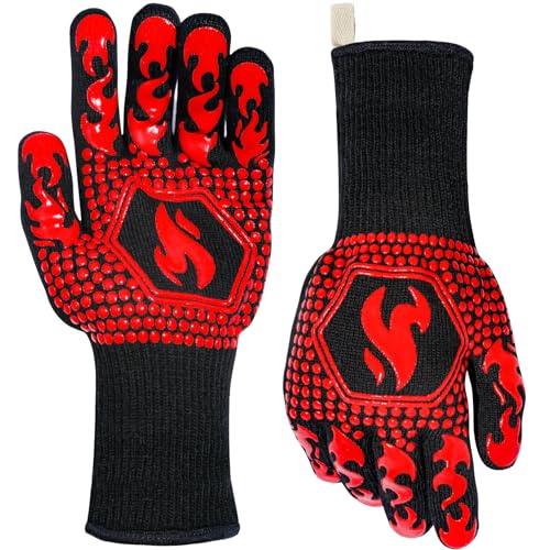 BBQ Gloves Oven Gloves 1472℉ Extreme Heat Resistant